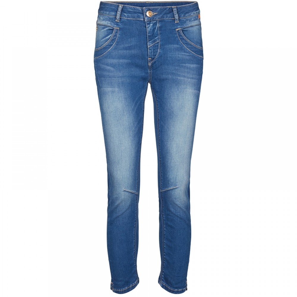 Mos Mosh jeans - Naomi Sateen Jeans, Blue Denim