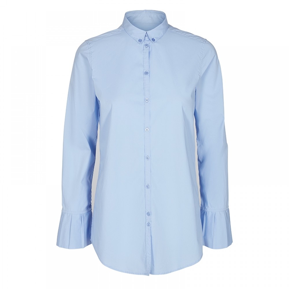 Mos Mosh skjorte - Nela Shirt, Light Blue
