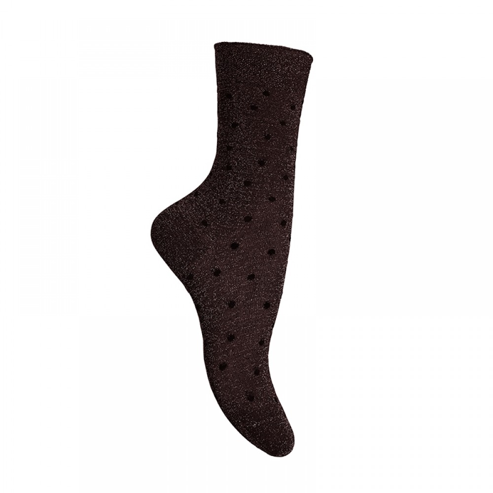 MP Denmark strømper - Ankle Swan, Black Copper