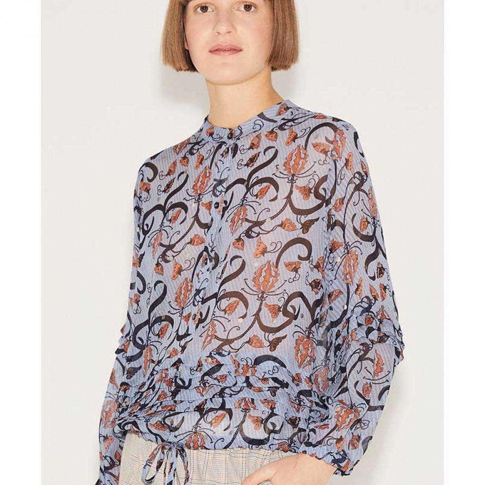 Munthe bluse - Anastacia Blouse, Indigo