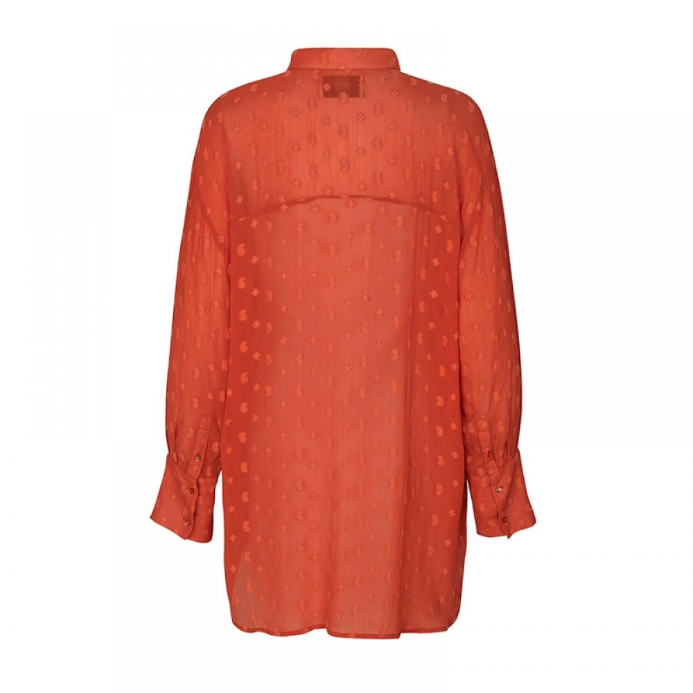 Munthe skjortebluse - Affair Blouse, Orange