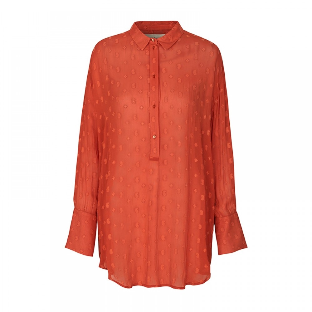 Munthe skjortebluse - Affair Blouse, Orange