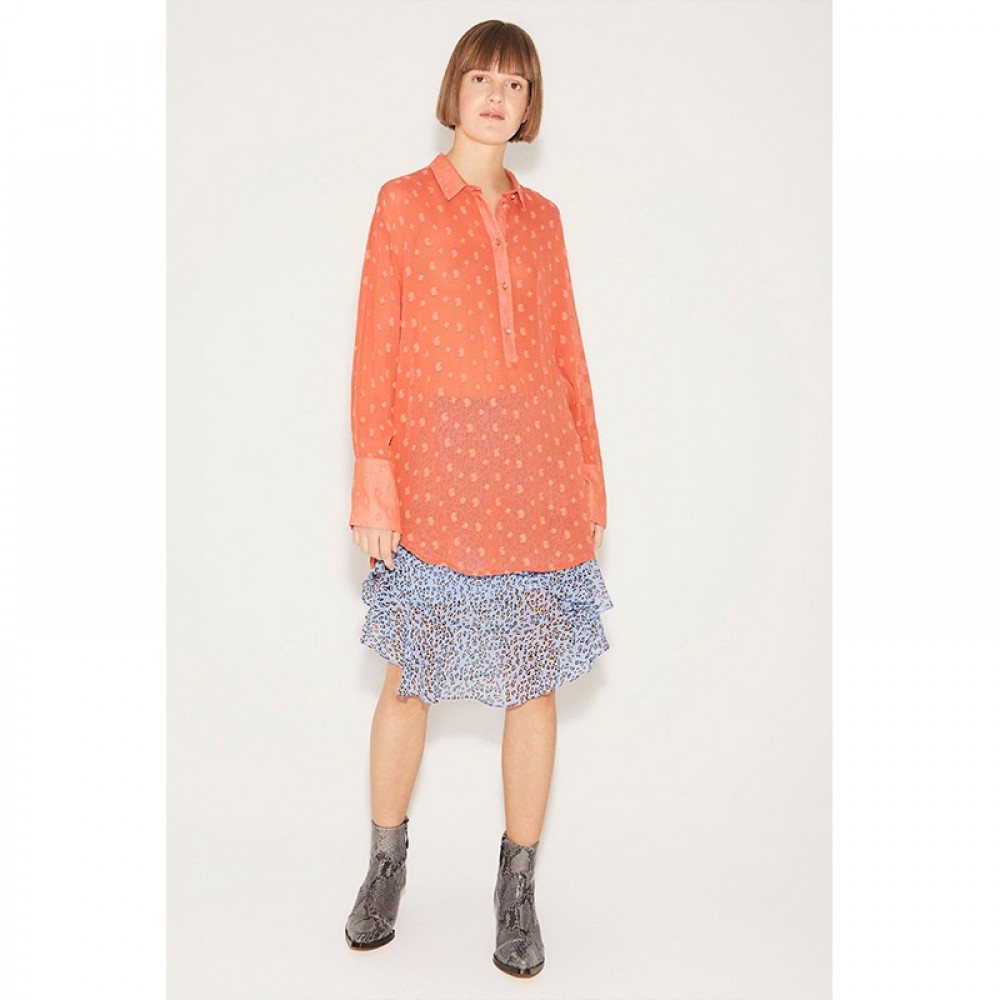 Munthe skjortebluse - Affair Blouse, Orange