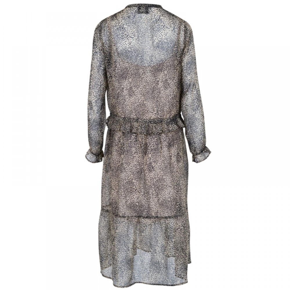 Neo Noir kjole - Angel Print Dress, Desert Leo