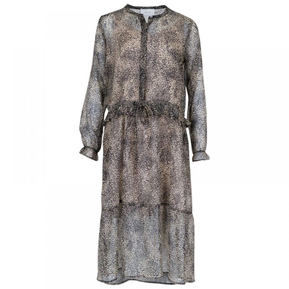 Neo Noir kjole - Angel Print Dress, Desert Leo