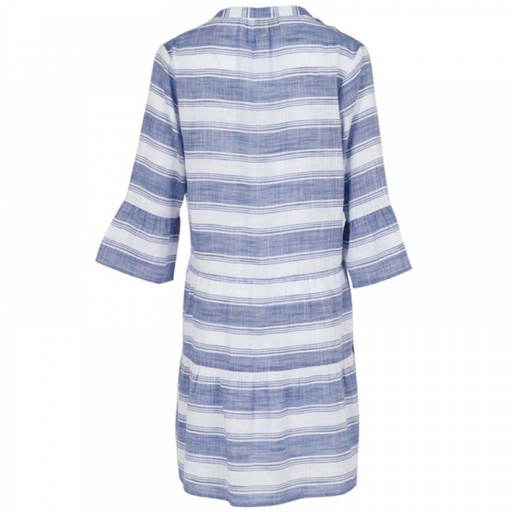 Neo Noir kjole - Gunvor Big Stripe Dress, Blue