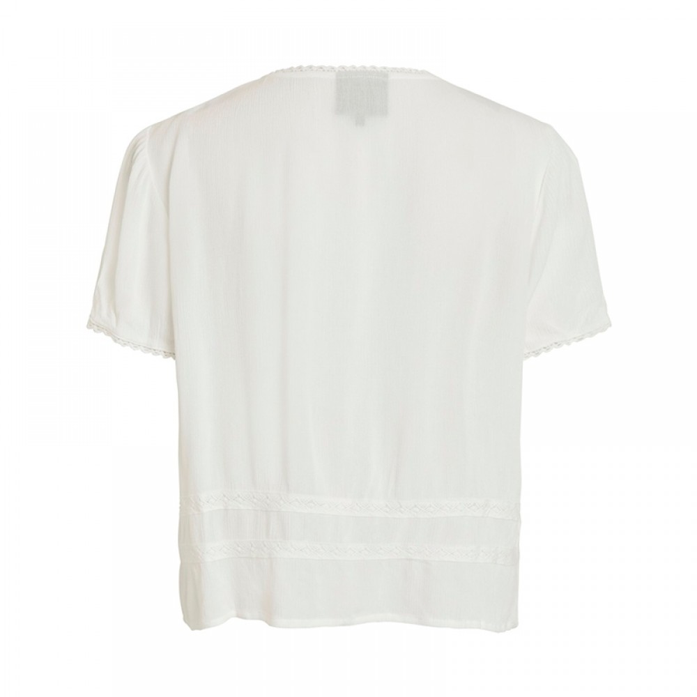 Object bluse - Janette SS Top, Gardenia