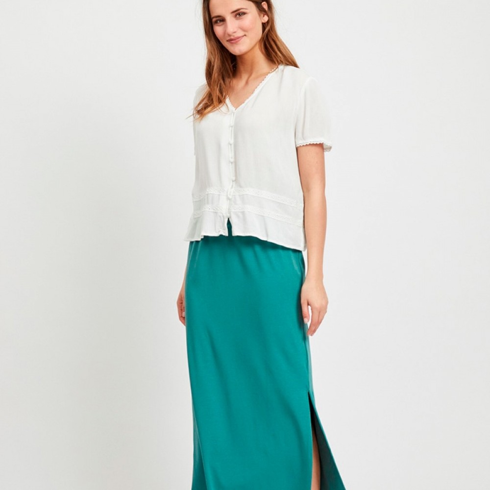 Object bluse - Janette SS Top, Gardenia