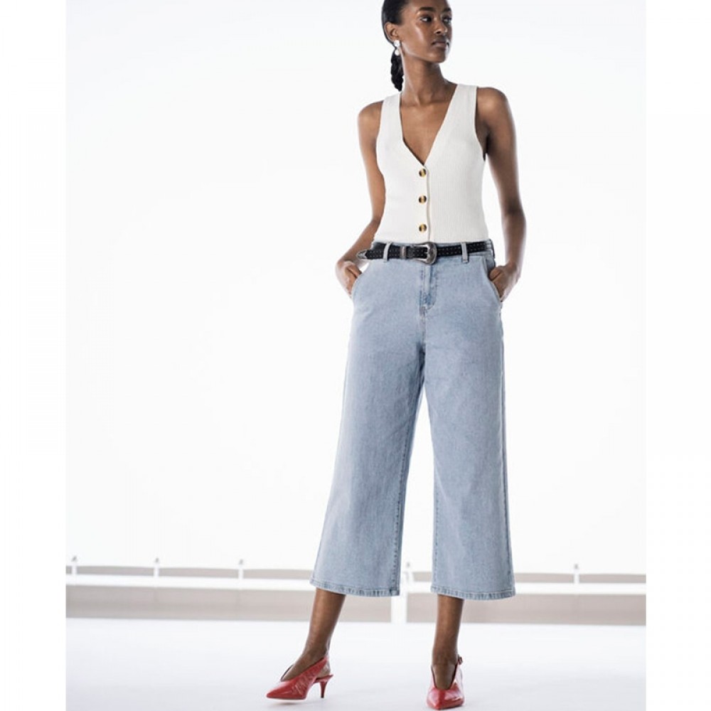 Object jeans - Marina HW Denim Jeans, Light Blue Denim