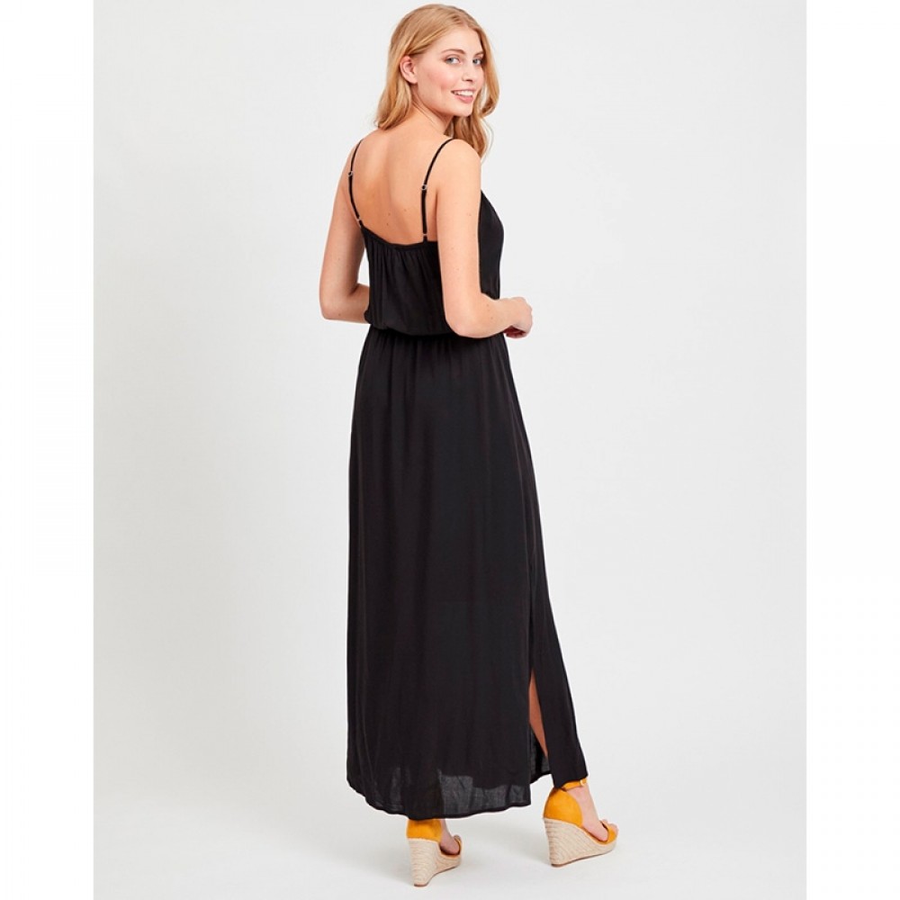 Object kjole - Clarissa Singlet Maxi Dress, Black