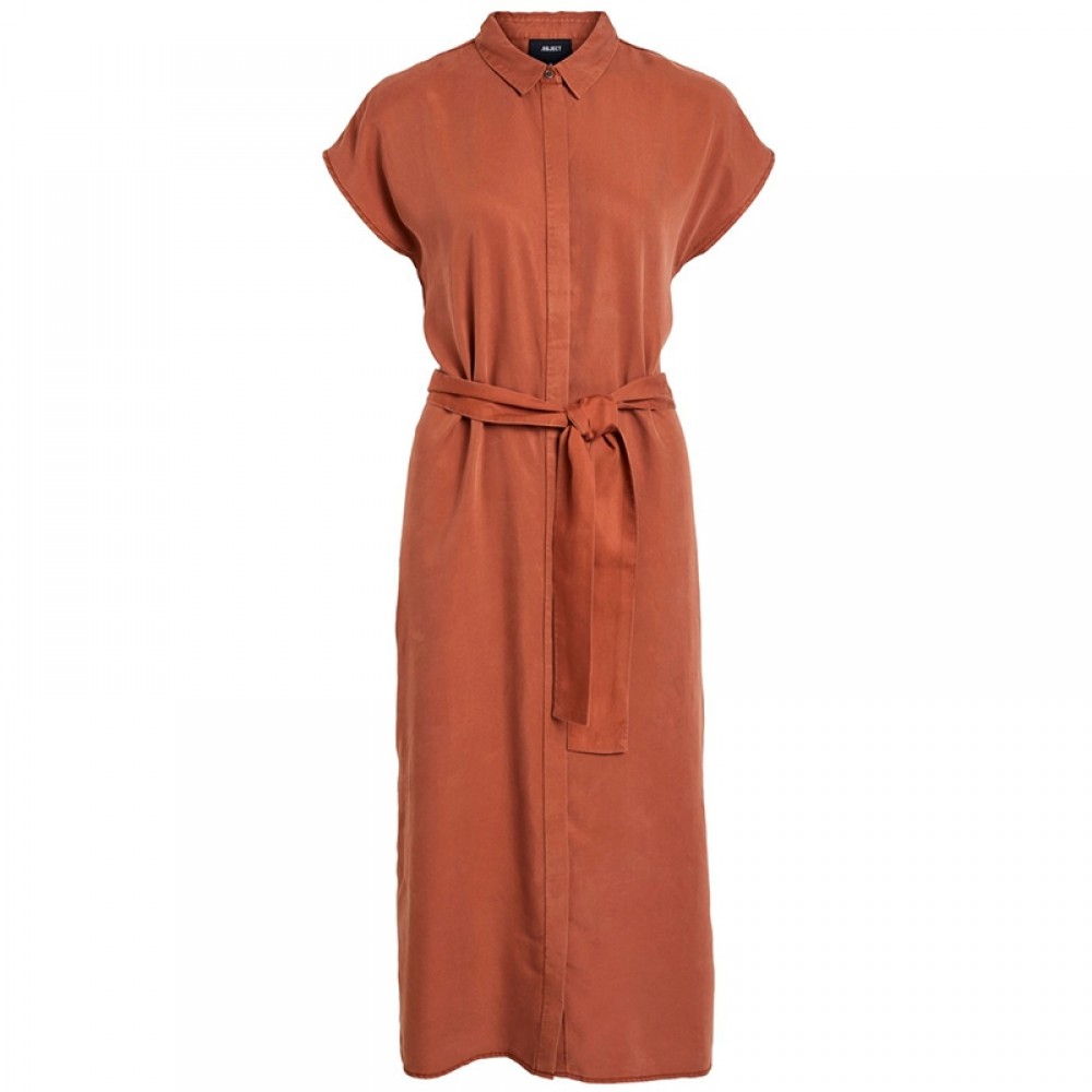 Object kjole - Lonnie SL Dress, Brown Patina