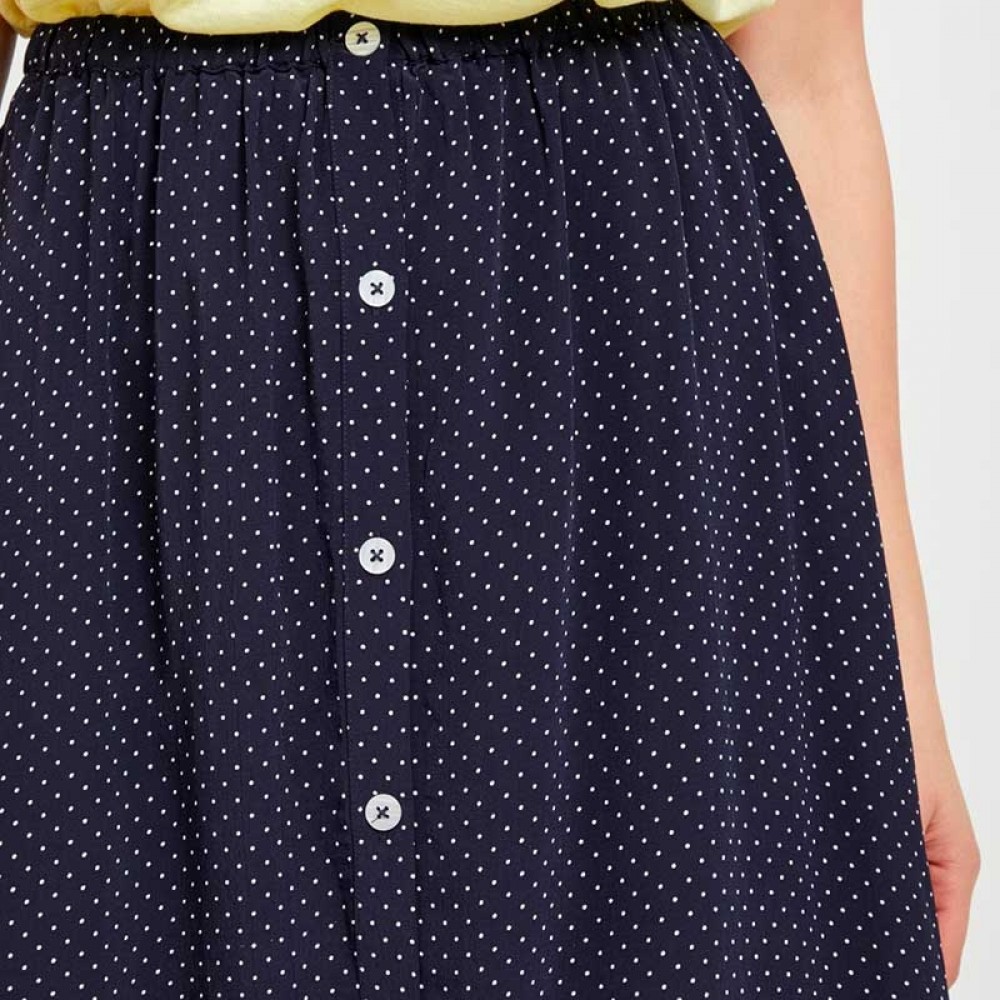 Object nederdel - Lemon Midi Skirt, Sky Captain
