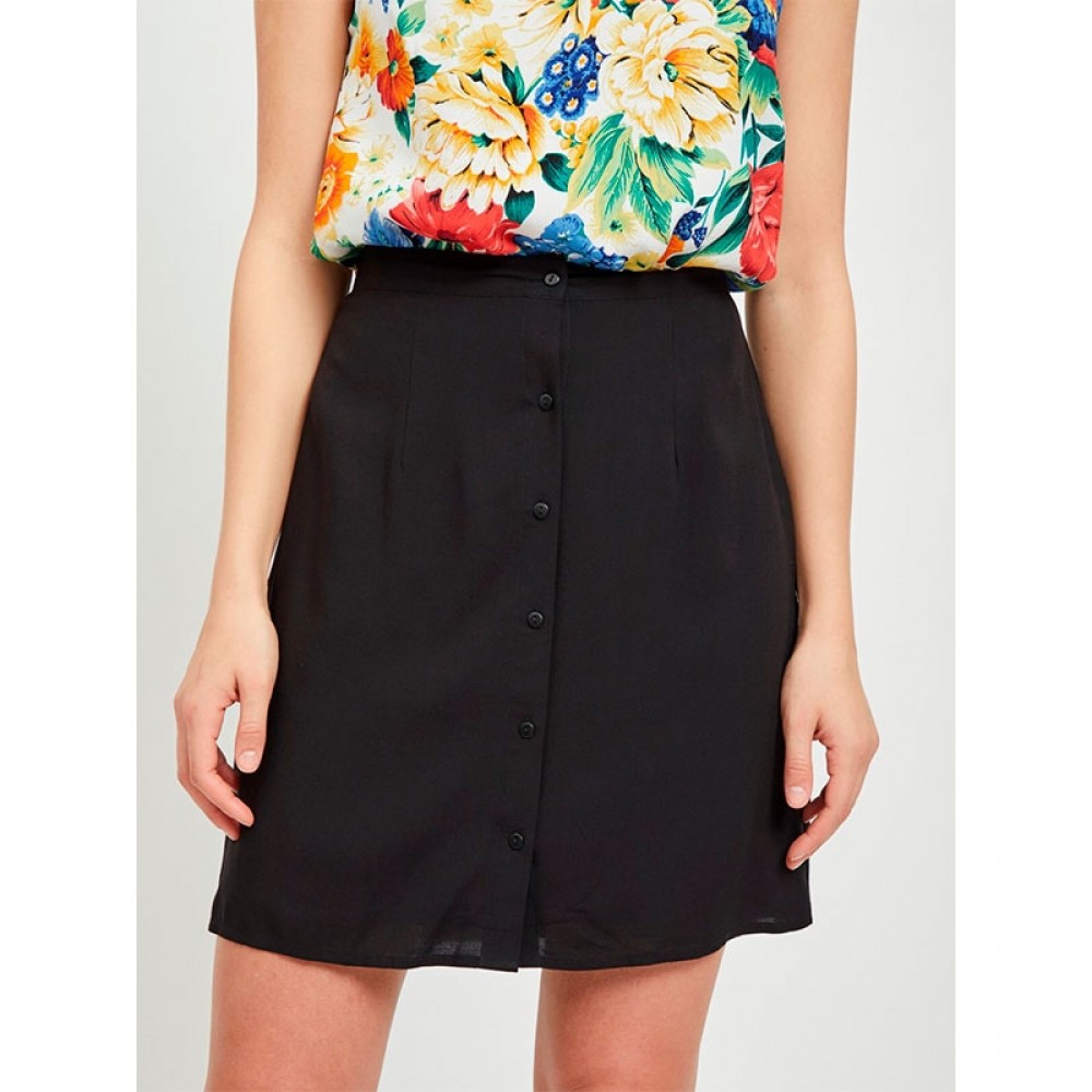 Object nederdel - Clarissa Short Skirt, Black