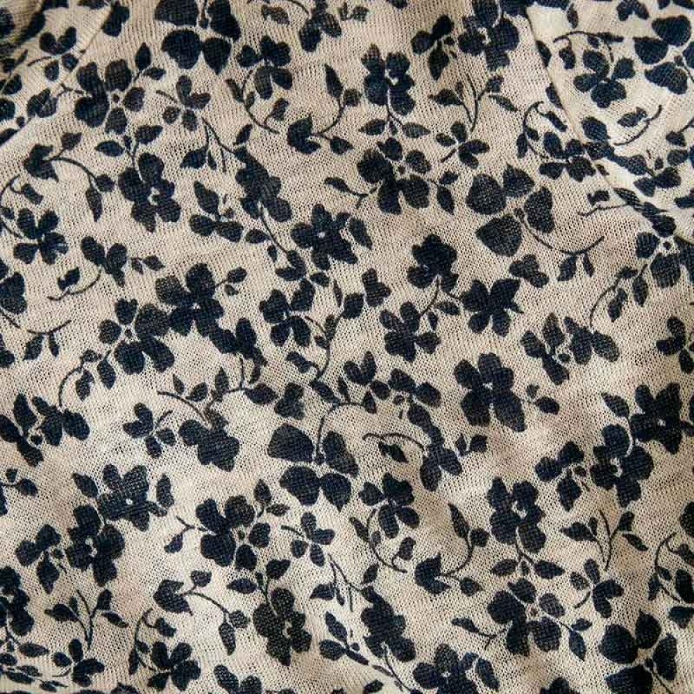 Part Two bluse - Kassim T-shirt, Artwork Dark Blue