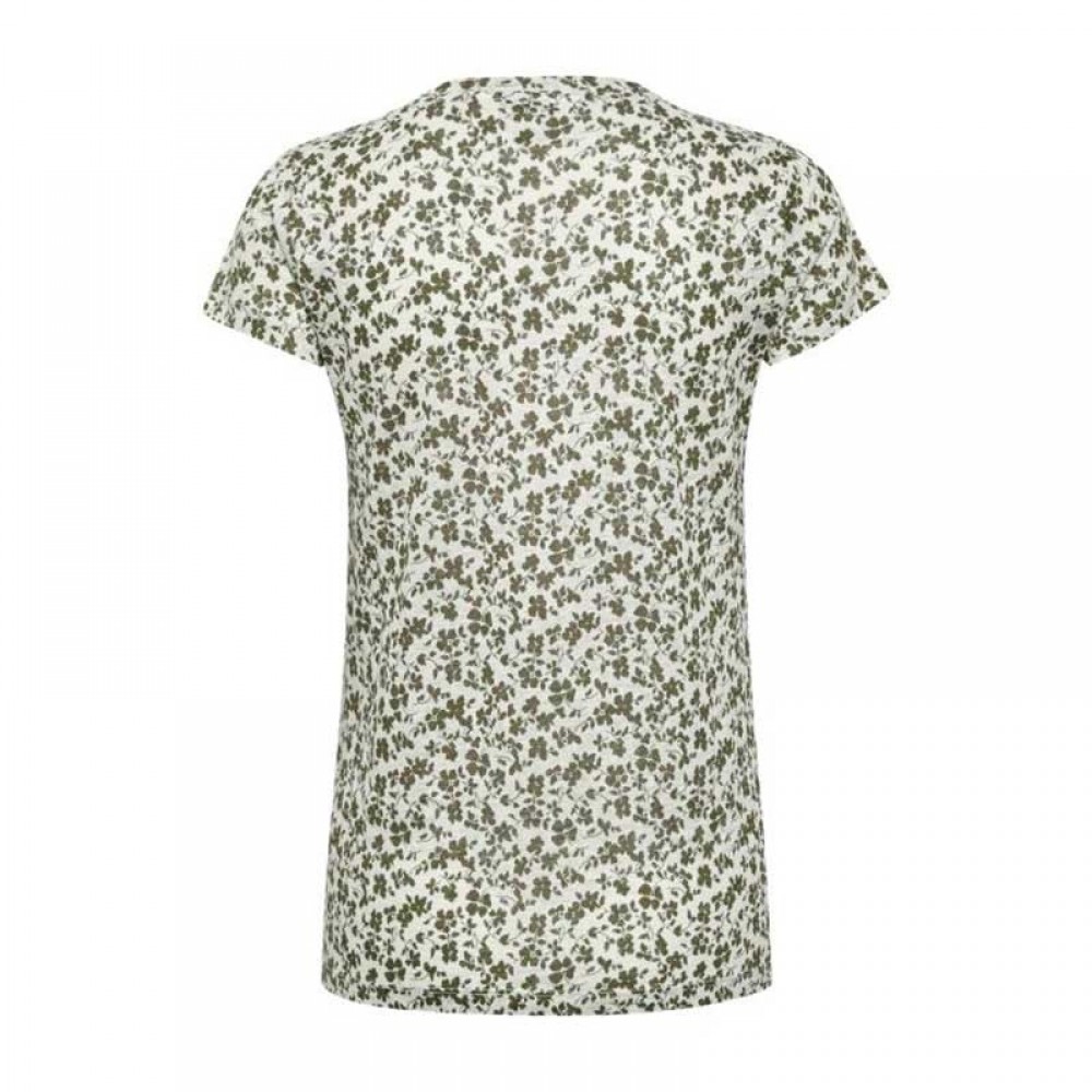 Part Two bluse - Kassim T-shirt, Artwork Medium Green 