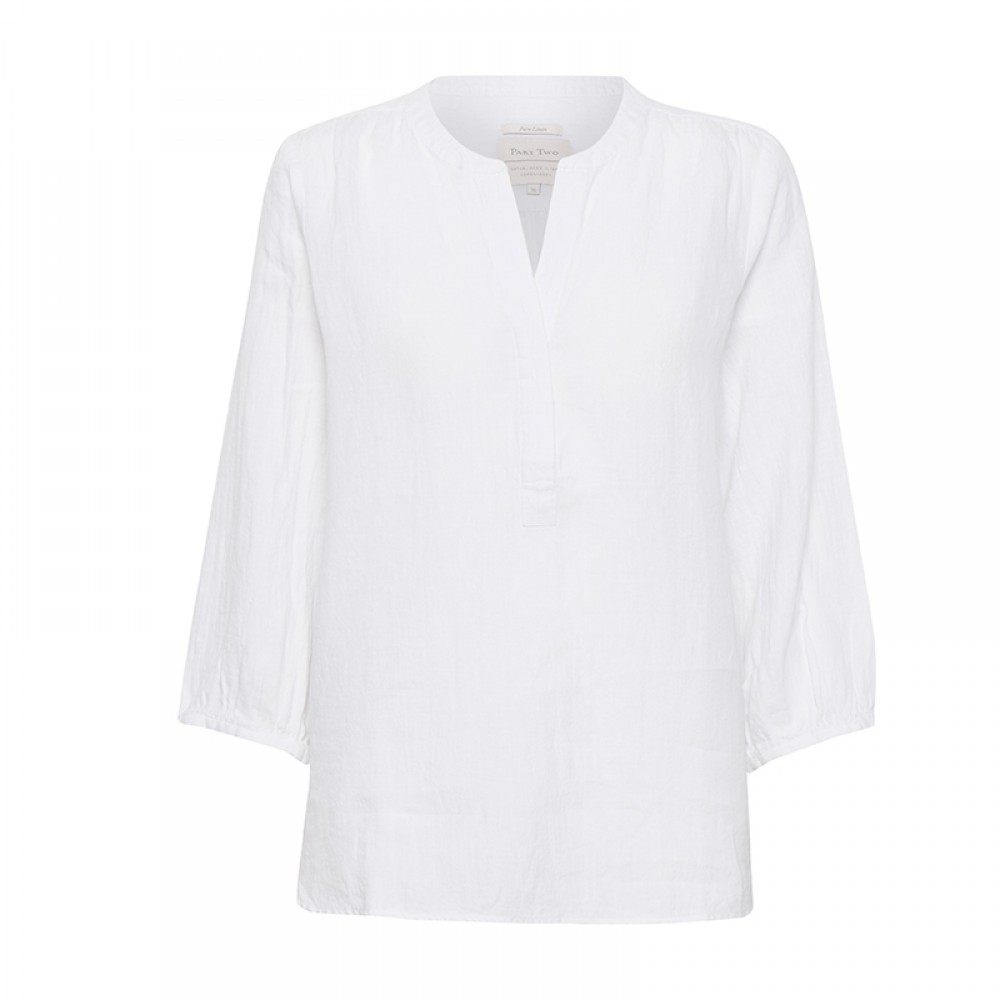 Part Two hørbluse - Lydia Blouse, Bright White