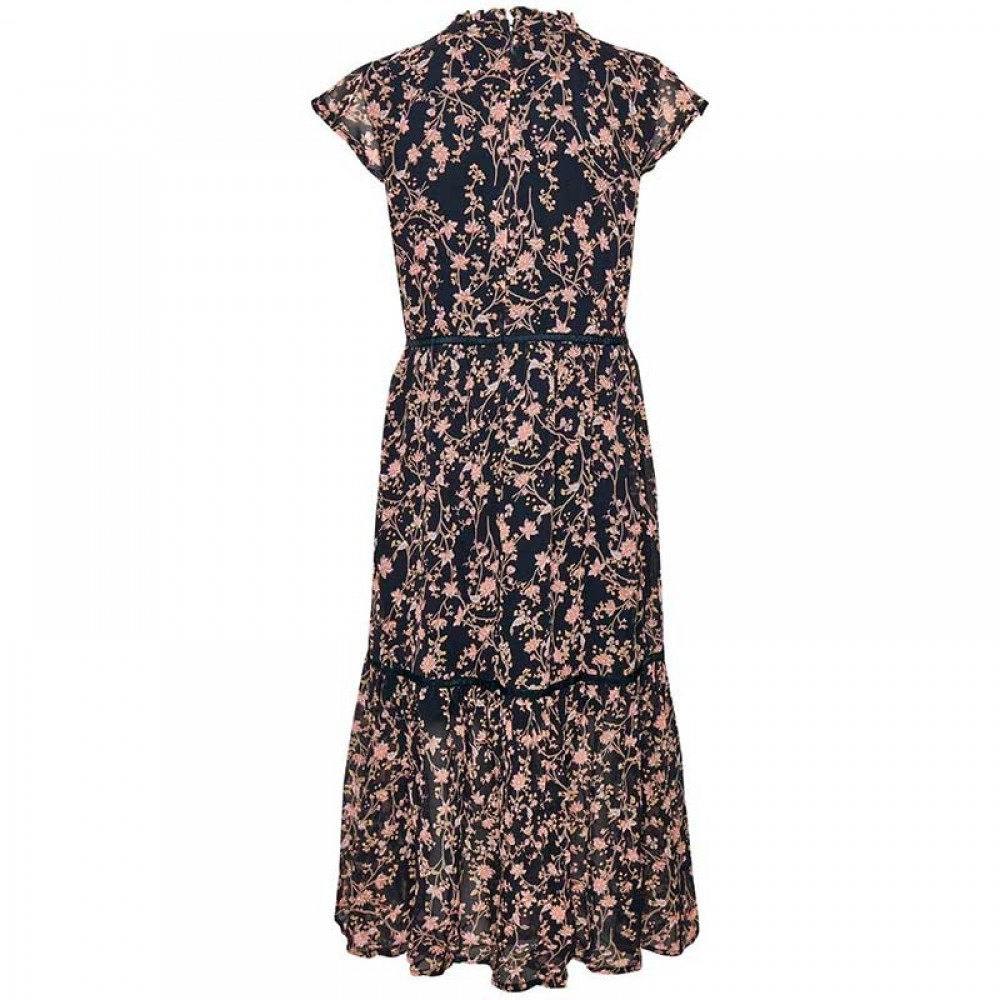 Part Two kjole - Landea Dress, Artwork Dark Blue 