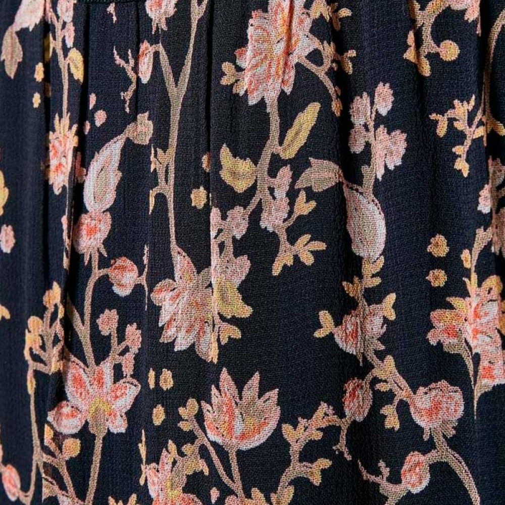 Part Two kjole - Landea Dress, Artwork Dark Blue 