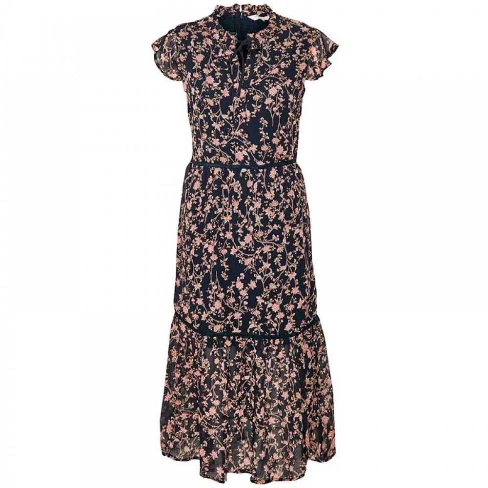 Part Two kjole - Landea Dress, Artwork Dark Blue 