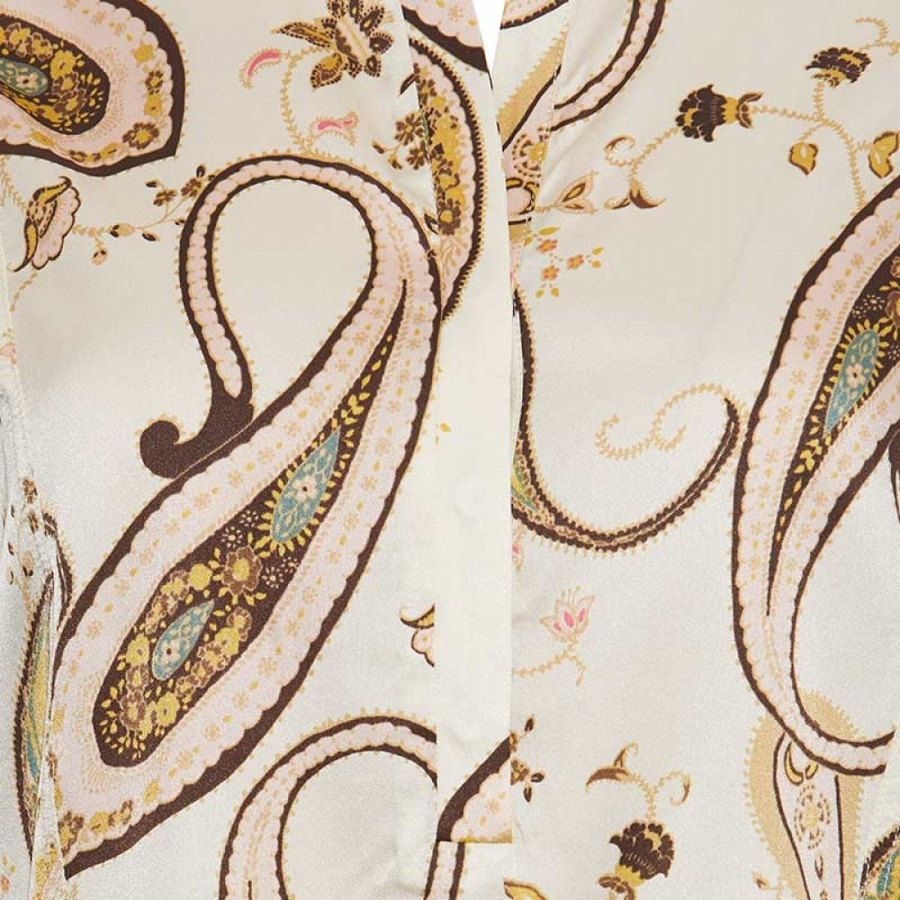 PBO silkebluse - Dust Top, Turtledove