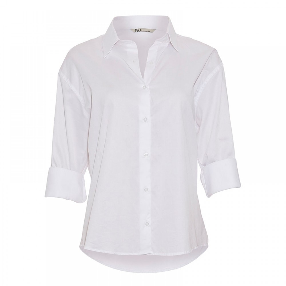 PBO skjorte - Bizzy Shirt, White