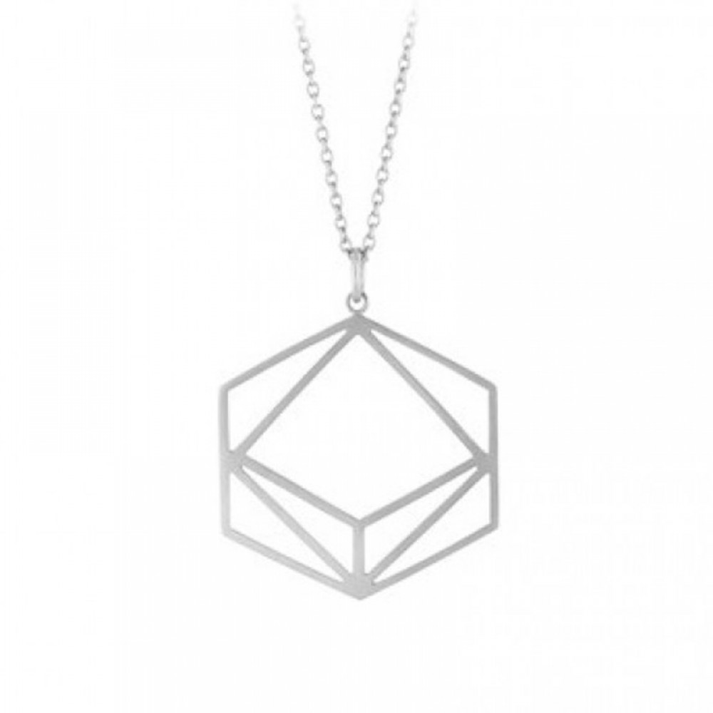 Pernille Corydon kæde - Icon Necklace Size 80 cm n-601-s, Sølv