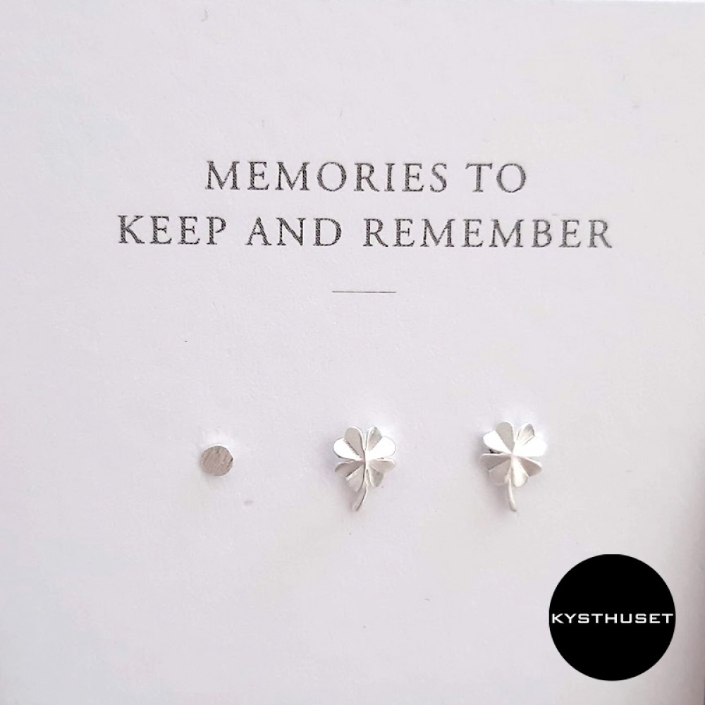 Pernille Corydon ørestik sæt - Memory Earrings Box, Sølv