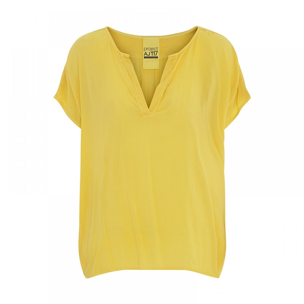 Project AJ117 bluse - Lulu DK15, Yellow