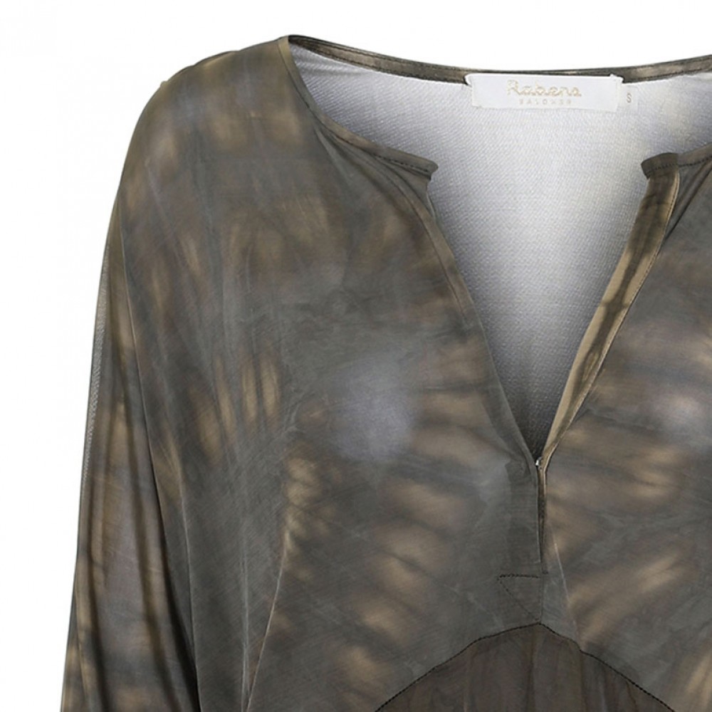 Rabens Saloner bluse - Gita Lava LS T-Shirt, Stone