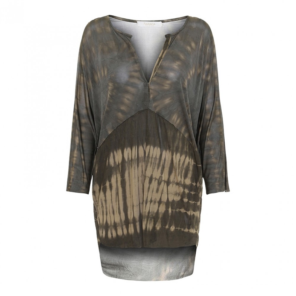 Rabens Saloner bluse - Gita Lava LS T-Shirt, Stone