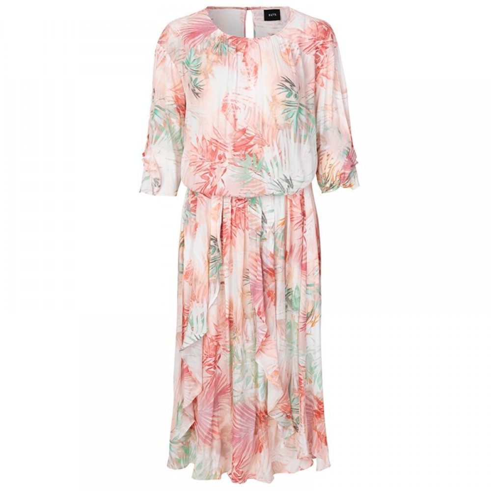 RAVN kjole - Fontana Dress, Miami Palms Flower