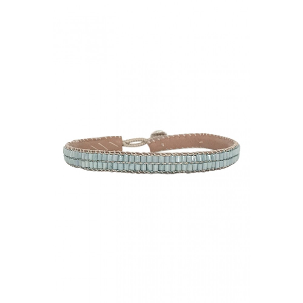 Tembi Jewellery armbånd - RMA204, Soft Green