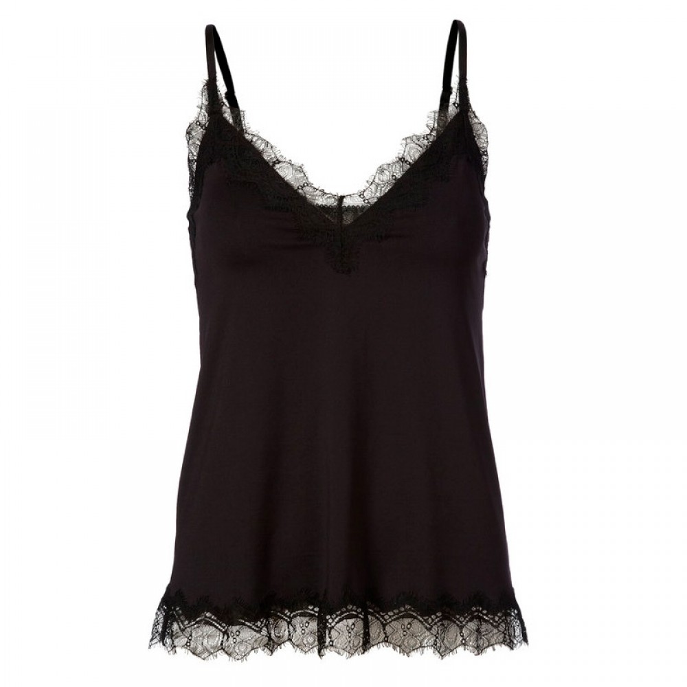 Rosemunde top - Strap Top, Black