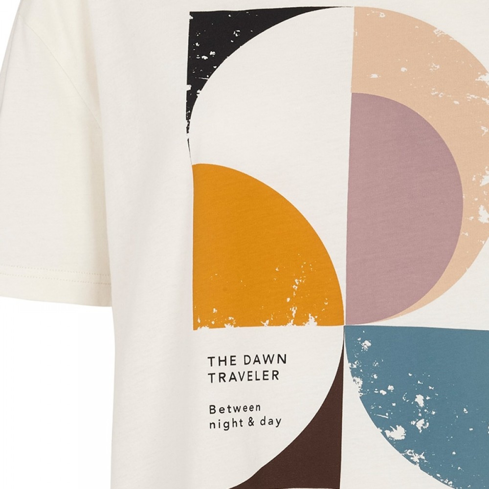 Second Female bluse - Dawn Oversize Tee, Off White