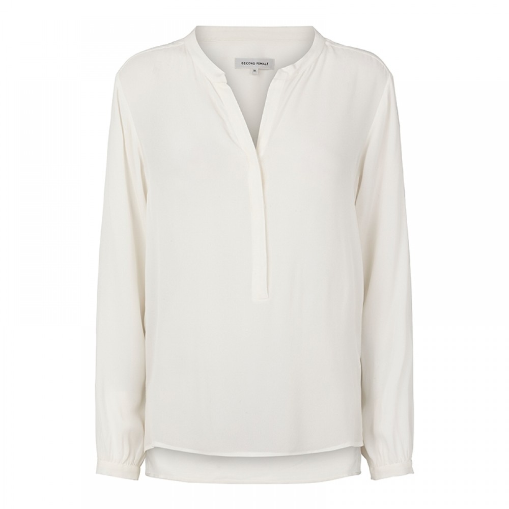 Second Female skjortebluse - Time Blouse, White
