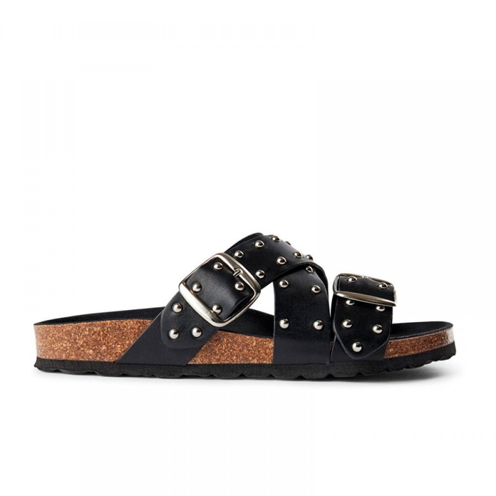 Shoe The Bear sandal - CARA Cross Studs, Black