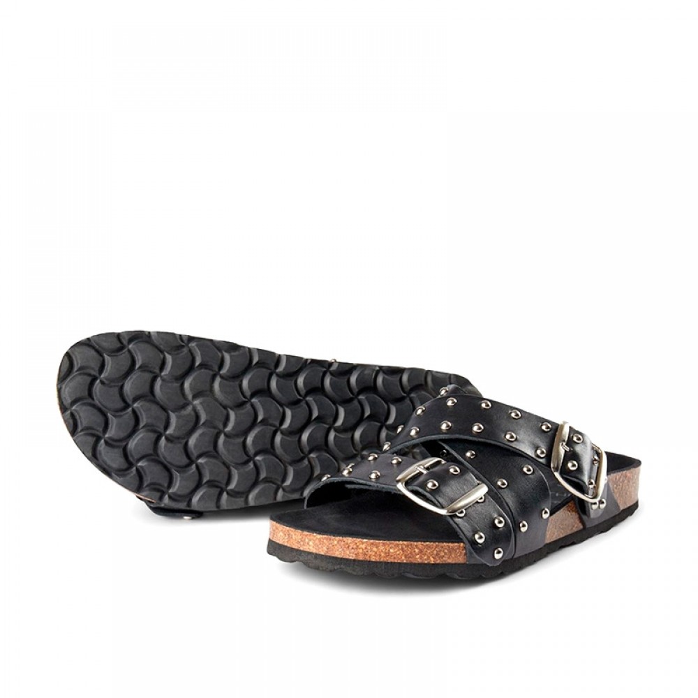 Shoe The Bear sandal - CARA Cross Studs, Black