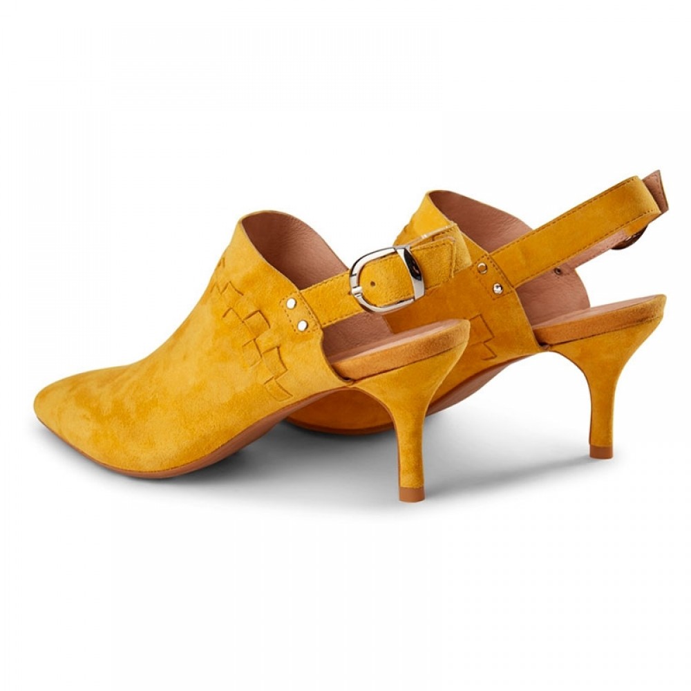 Shoe The Bear sko - AGNETE Slingback, Yellow 
