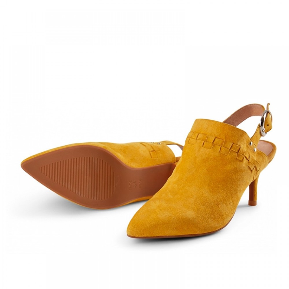 Shoe The Bear sko - AGNETE Slingback, Yellow 