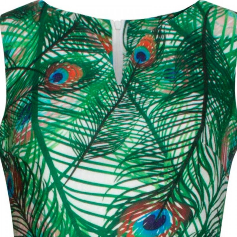 Smashed Lemon kjole - 19171 Dress, Green 