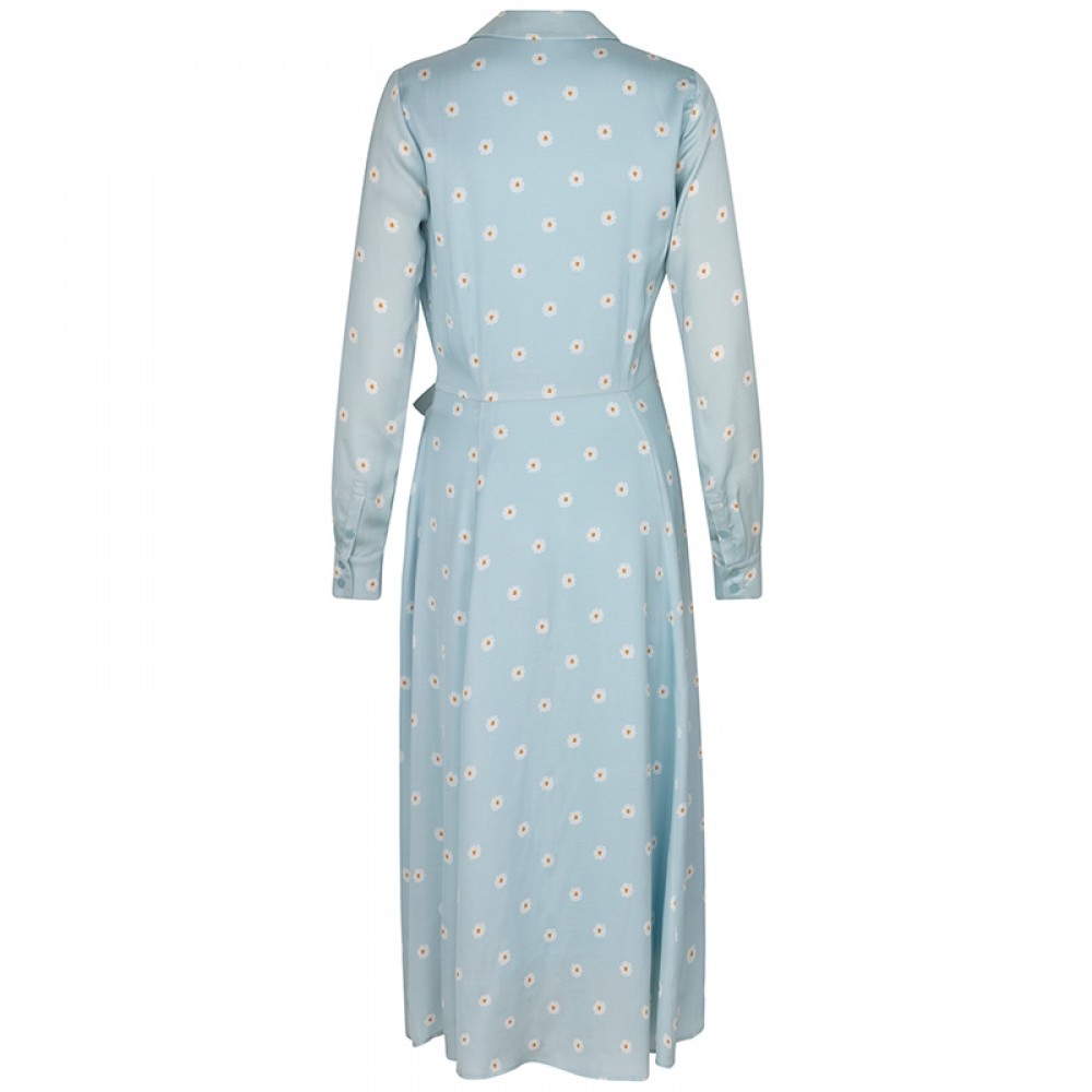 Stine Goya kjole - Baily Daisy Viskose, Daisy Blue