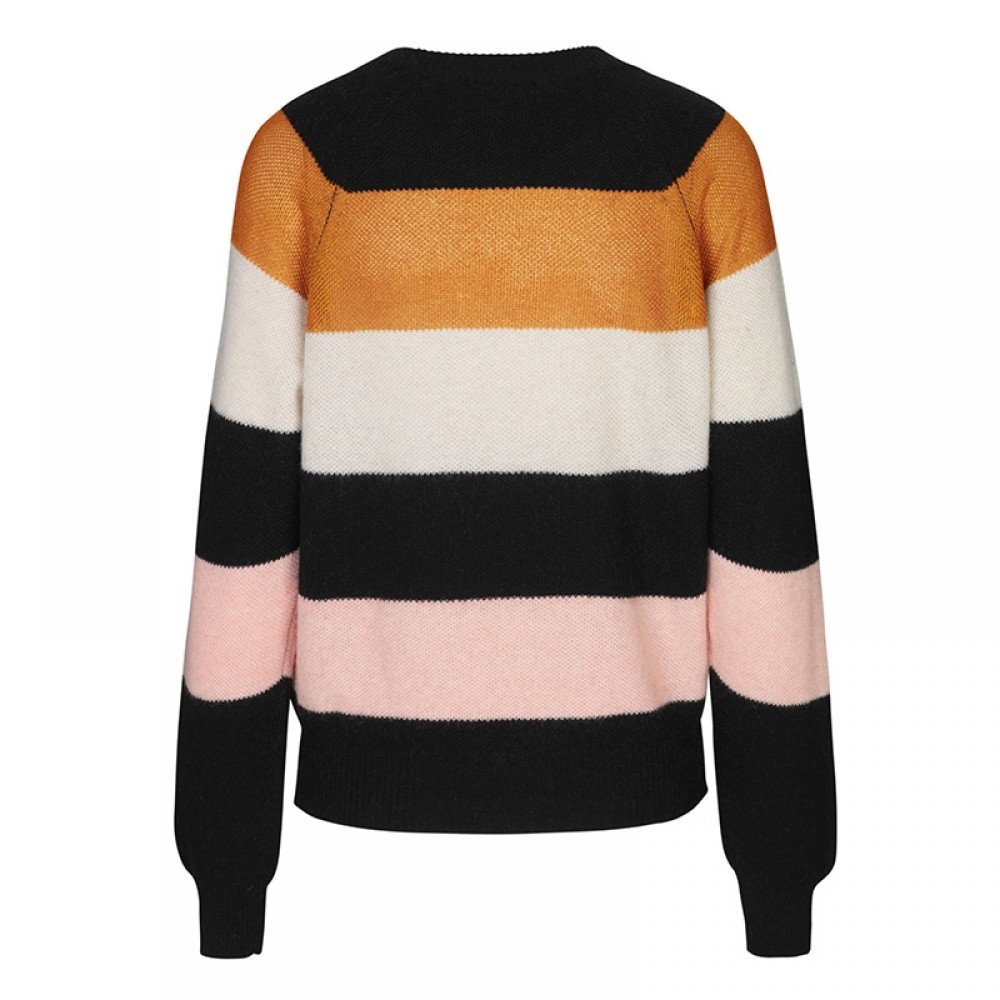 Stine Goya strikbluse - Magdalena Stripes Knitwear, Stripes Dark