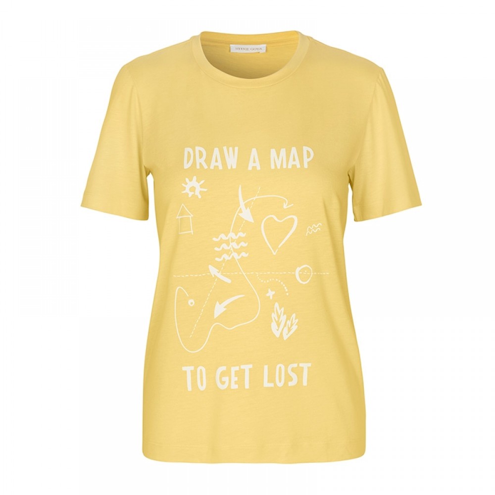 Stine Goya t-shirt - Milo Placement Print, Draw A Map 