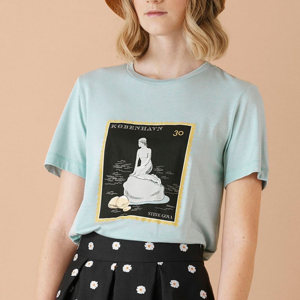 Stine Goya t-shirt - Milo Placement Print, Little Mermaid