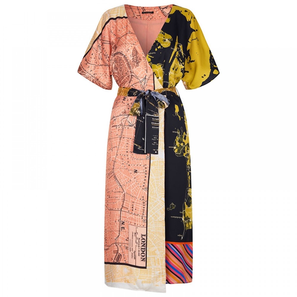 Stine Goya top - Mia Maps Viscose, Maps