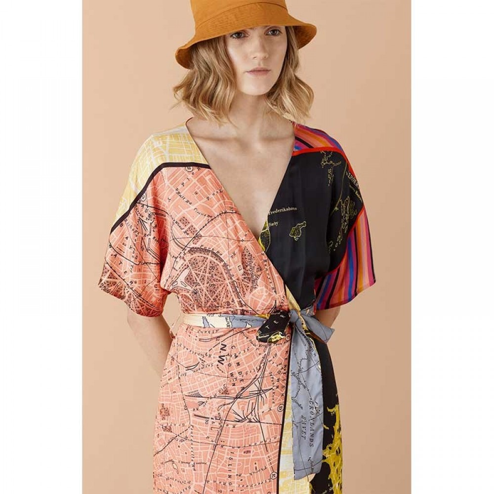 Stine Goya top - Mia Maps Viscose, Maps