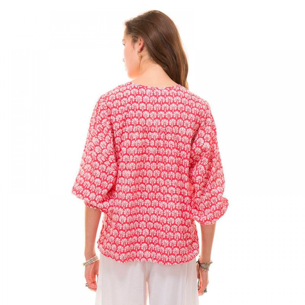 ZEN ETHIC bluse - Top Carla Birdy, Rouge
