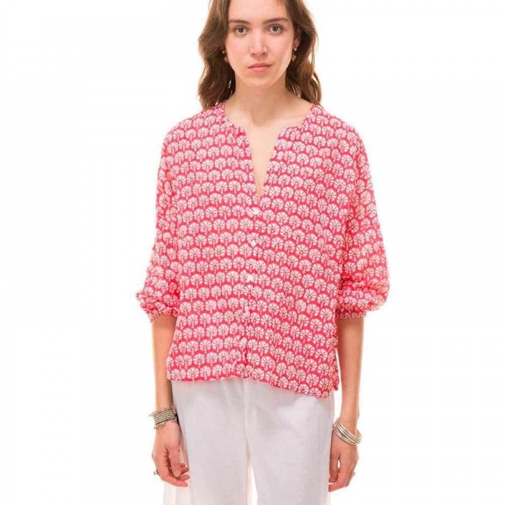 ZEN ETHIC bluse - Top Carla Birdy, Rouge