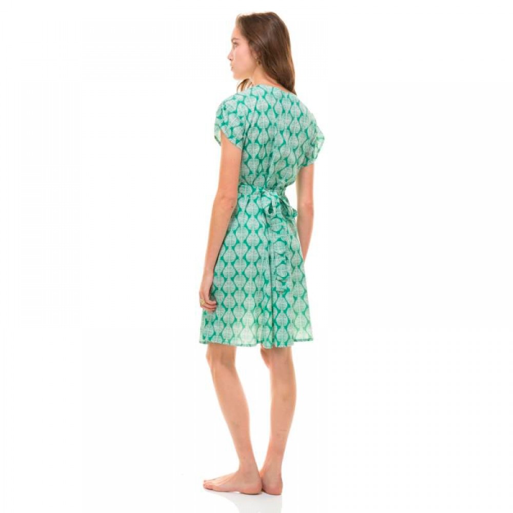 ZEN ETHIC kjole - Anita Cross Dress, Vert