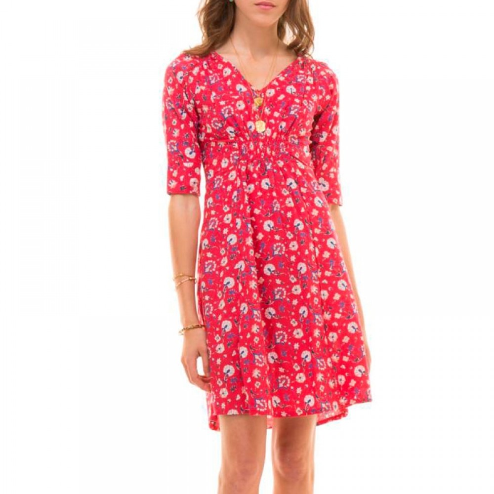 ZEN ETHIC kjole - Robe Lena Dress, Rouge